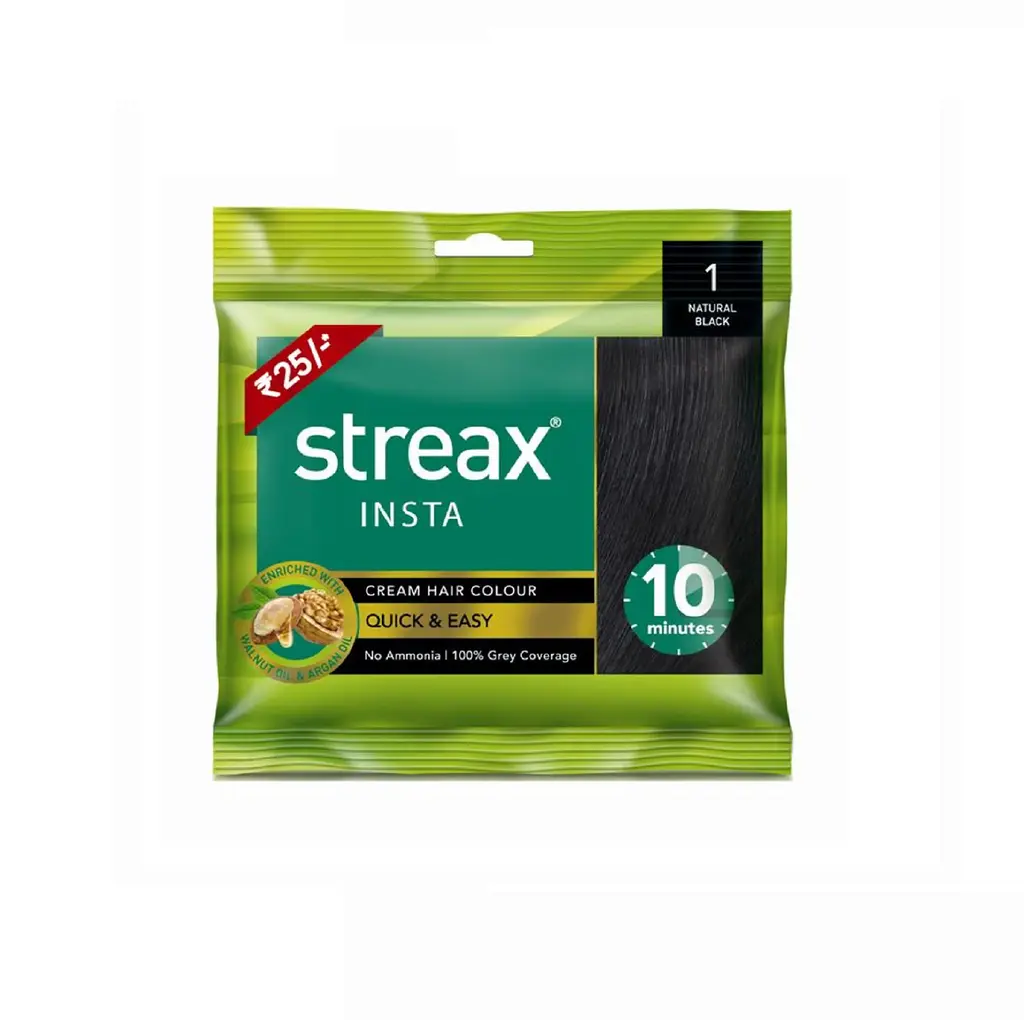 Streax Cream Color Black