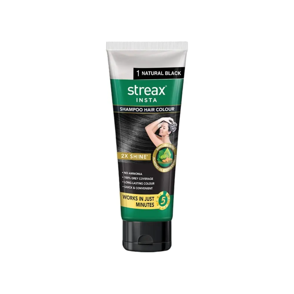 Streax Shampoo 22/- #Black