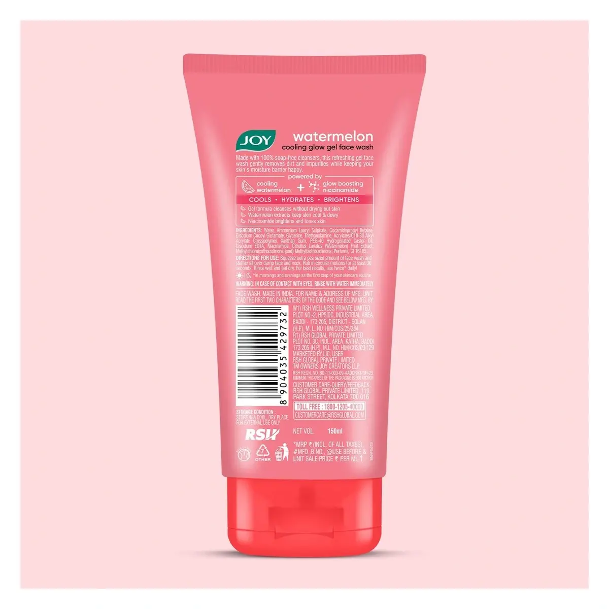 Joy Facewash 50gm #Watermelon