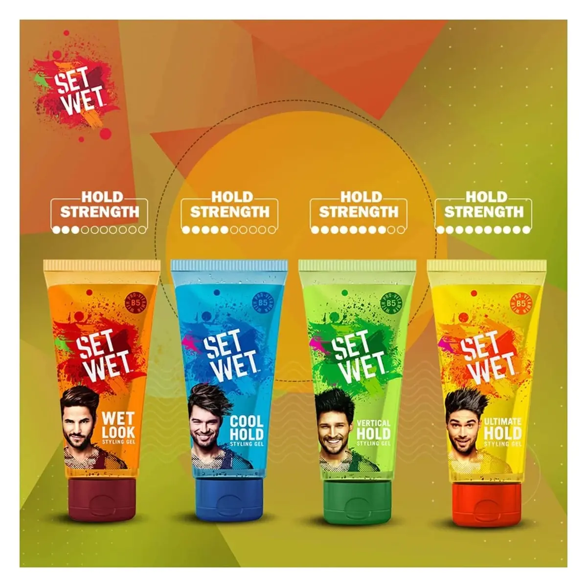 Set Wet Gel 50ml Ornge