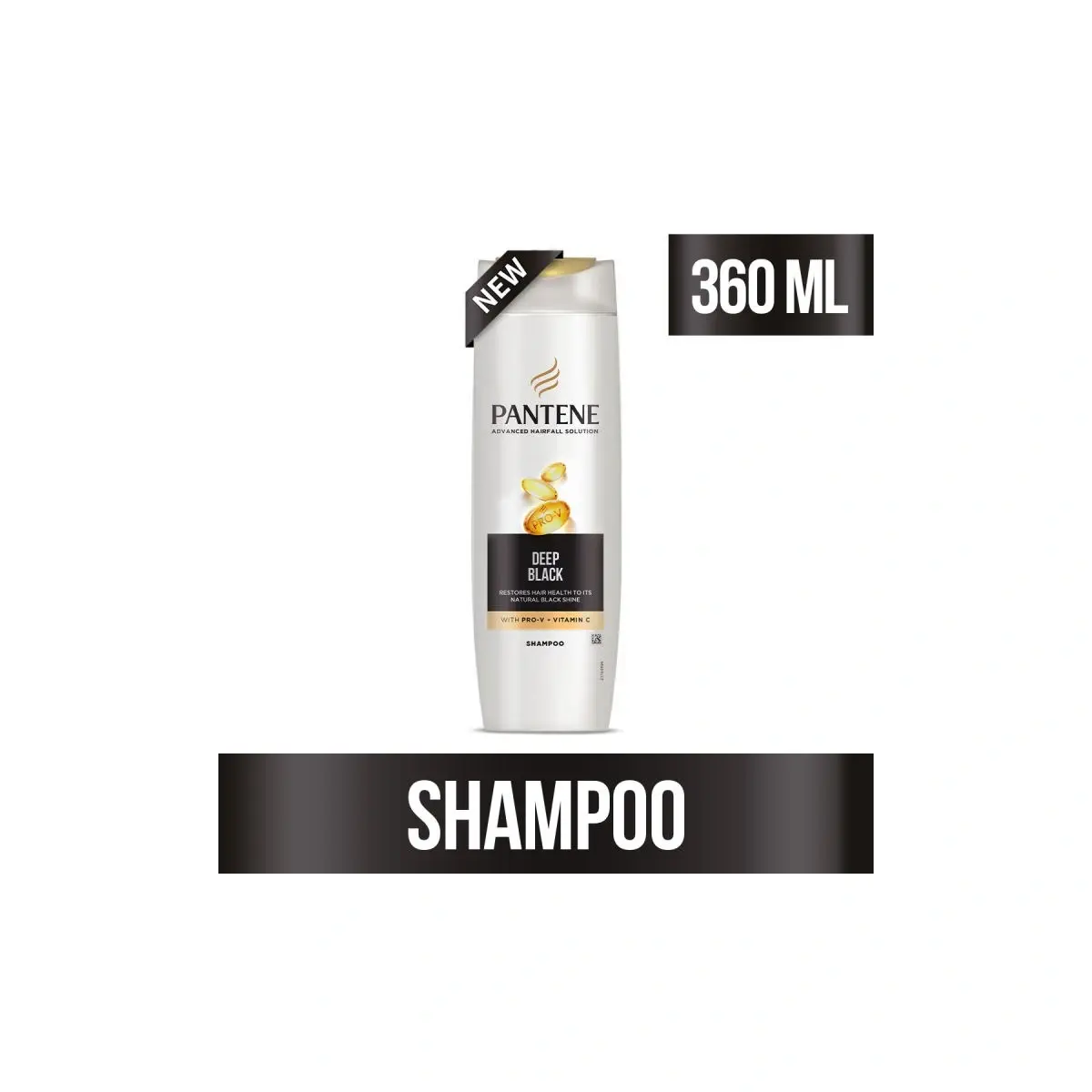Pantene Shampoo 360ml Black