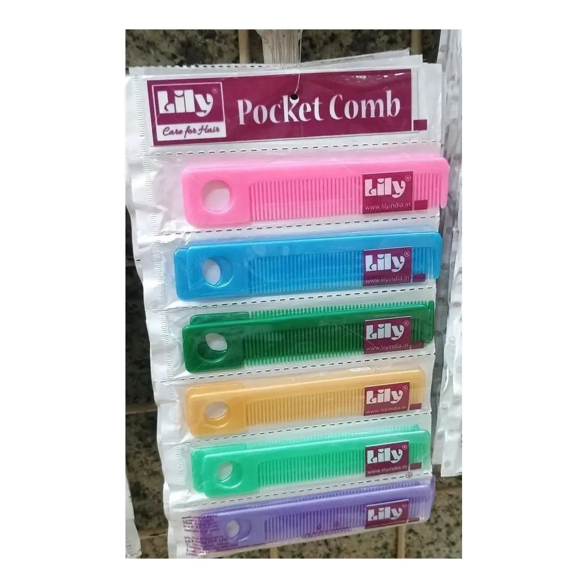 Lily Comb Rangoli 5"