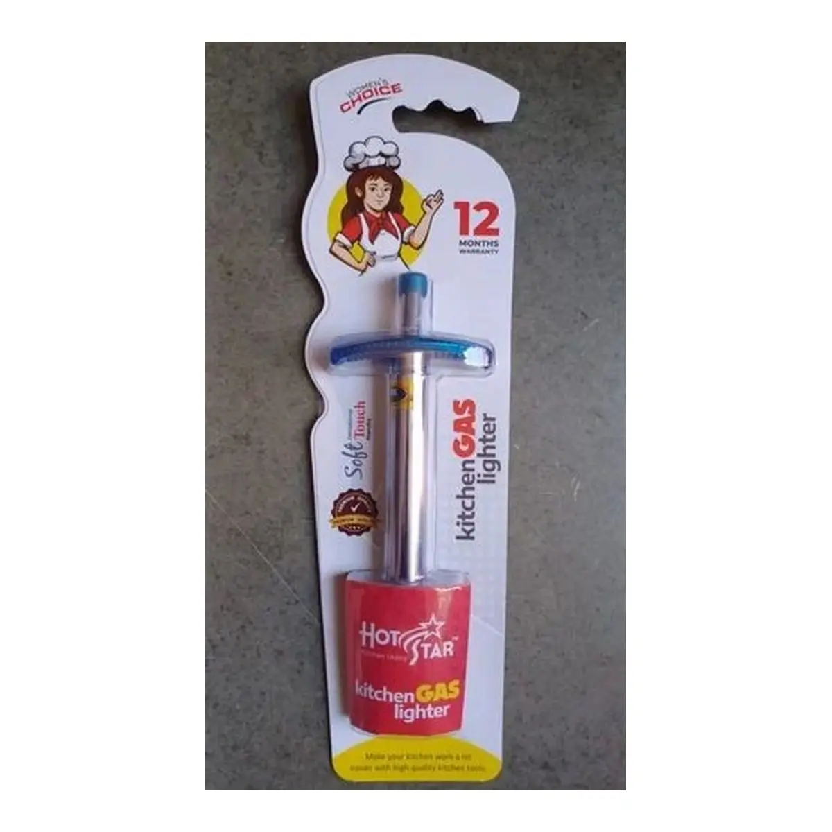 Gas Lighter Hotstar Black