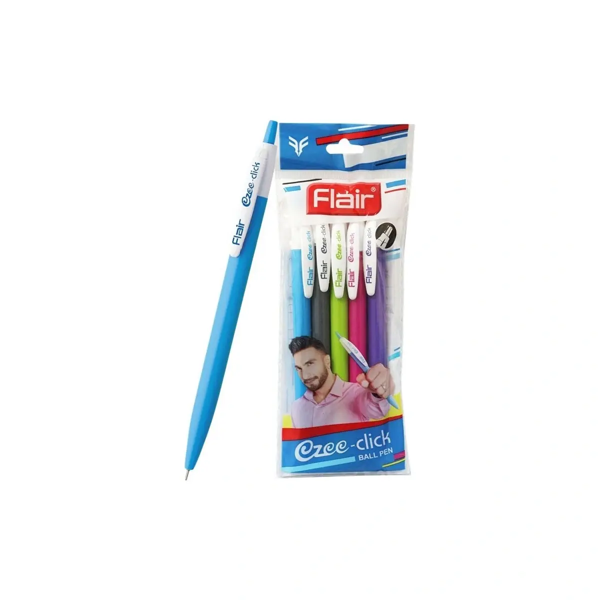 Flair Ezeeclik Pen 7/-(Packet)