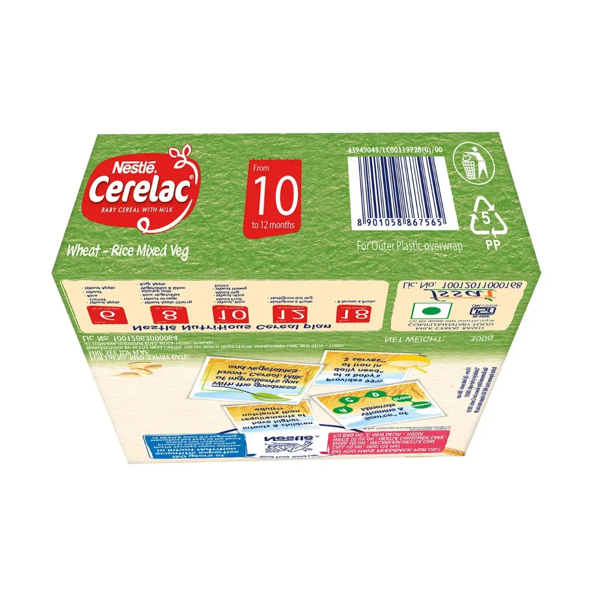 Cerelac Stage 3 Wheat–Rice Mixed Vegetables