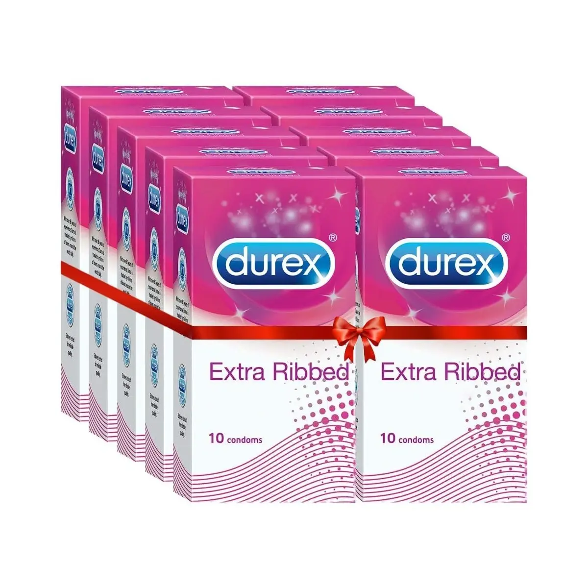 Durex Condom 10pc #Extra Ribbed