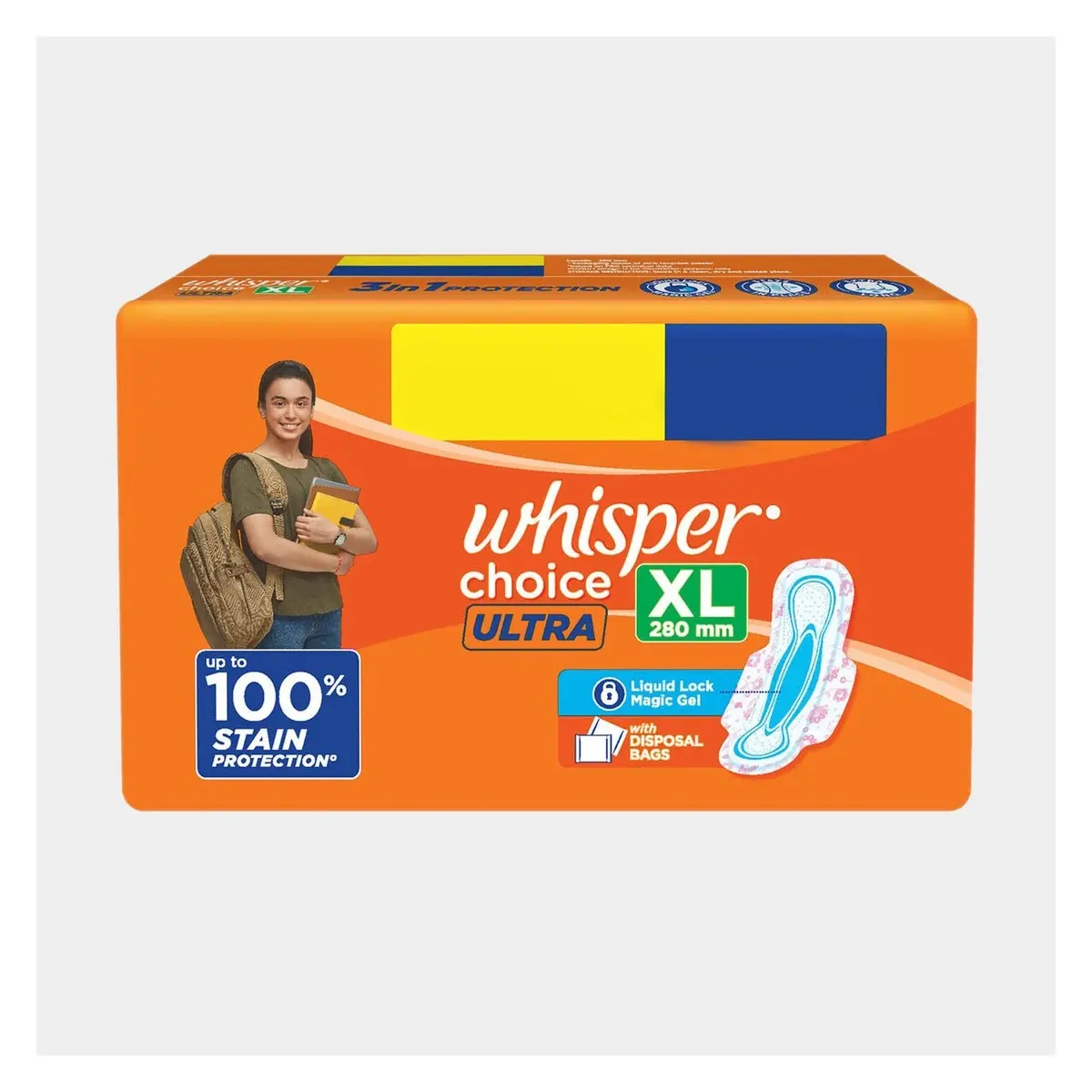Whisper Sanitary Pad Pink 30'