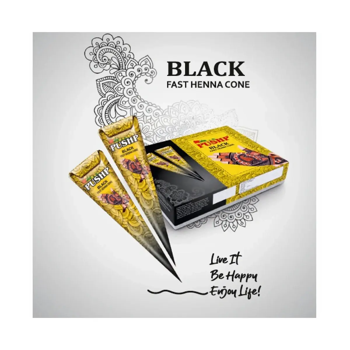 Pushp Heena Black